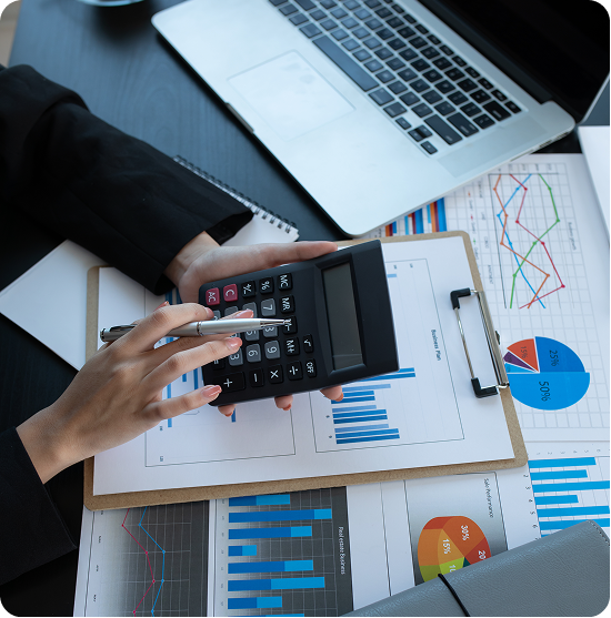 Logo biura rachunkowego Verte na białym tle