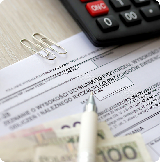 Logo biura rachunkowego Verte na białym tle